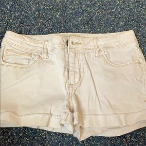 White Jean Shorts Size 10/12 (Girls)